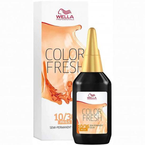Wella Professionals Colour Fresh Semi-Permanent Colour 10/36 Lighest Gold Violet Blonde
