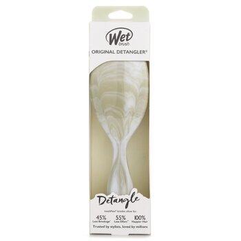 Wet Brush Original Detangler Watercolor Waves Green Hair Brush 1pc