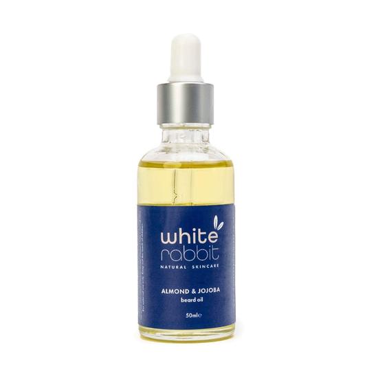 White Rabbit Skin Care Almond & Jojoba Skin & Beard Boosting Oil 50ml / aluminium screw cap