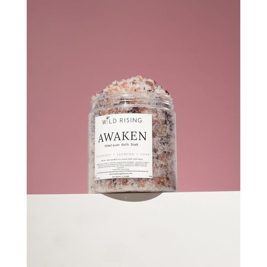 Wild Rising Awaken Lavender, Jasmine & Rose Bath Salts