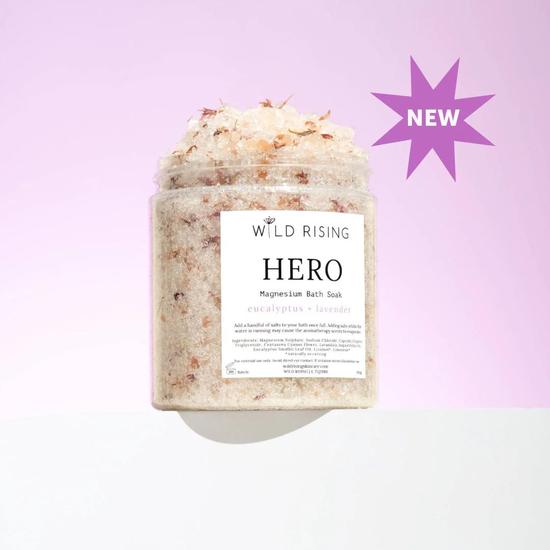 Wild Rising Hero Eucalyptus Muscle Soak Bath Salts