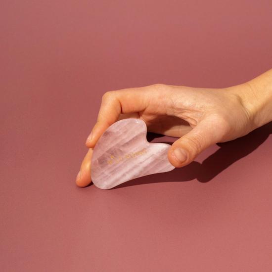 Wild Rising Rose Quartz Gua Sha