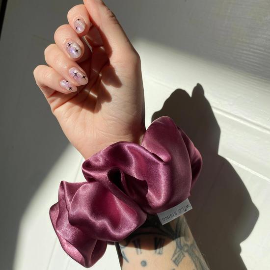 Wild Rising Satin Hair Scrunchie