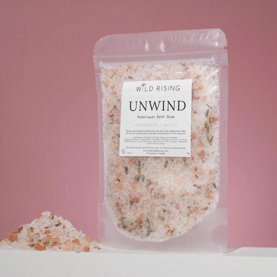 Wild Rising Unwind Chamomile & Neroli Bath Salts