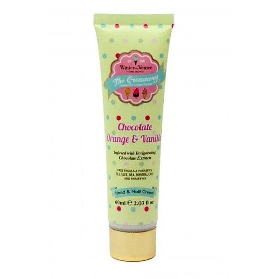 Winter in Venice Hand & Nail Cream The Creamery Chocolate Orange & Vanilla 60ml