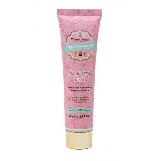 Winter in Venice Hand & Nail Cream The Creamery Raspberry Sorbet 60ml