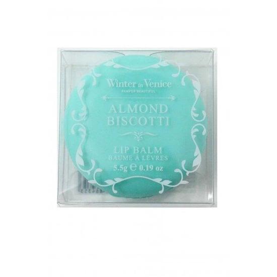 Winter in Venice Lip Balm In Macaroon Case Almond Biscotti 5.5g