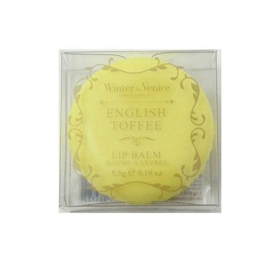 Winter in Venice Lip Balm In Macaroon Case English Toffee 5.5g