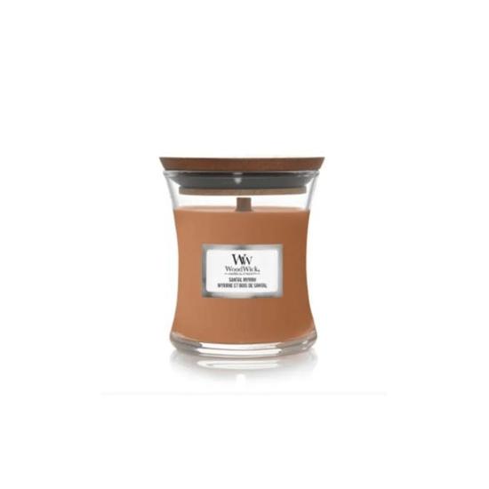 WoodWick Santal Myrrh Mini Hourglass Candle