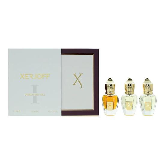 Xerjoff Discovery Set I Gift Set Eau De Parfum Cruz Del Sur Erba Pura Uden Overdose 3 x 15ml