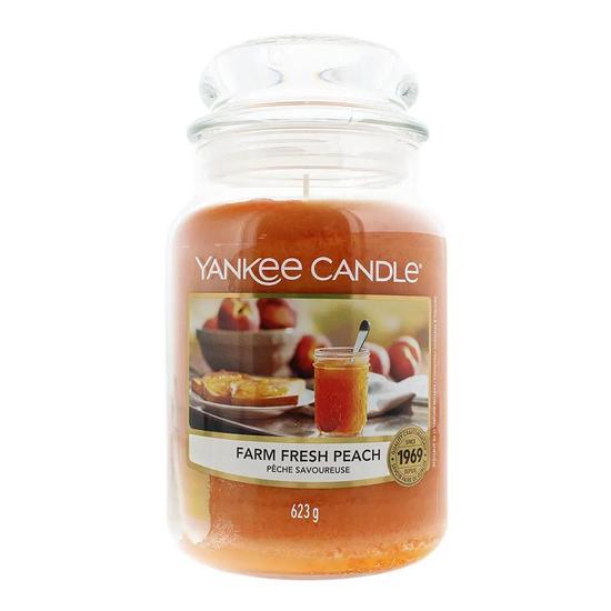 Yankee Candle Farm Fresh Peach Candle 623g