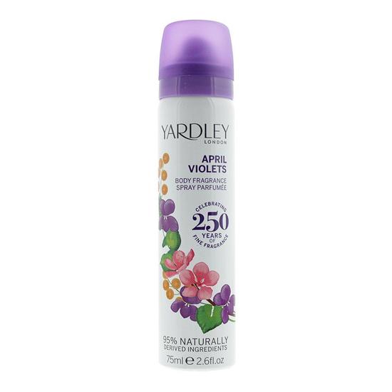 Yardley April Violets Deodorising Body Fragrance For Her 75ml