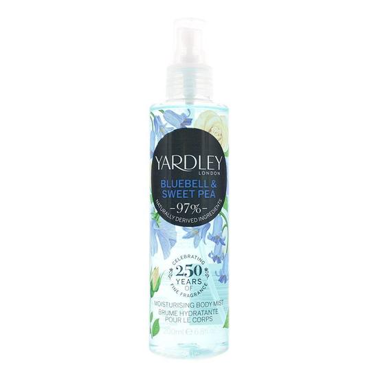 Yardley Bluebell & Sweetpea Moisturising Body Mist 200ml