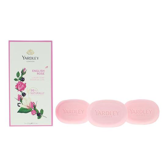 Yardley English Rose Soap Gift Set 100g