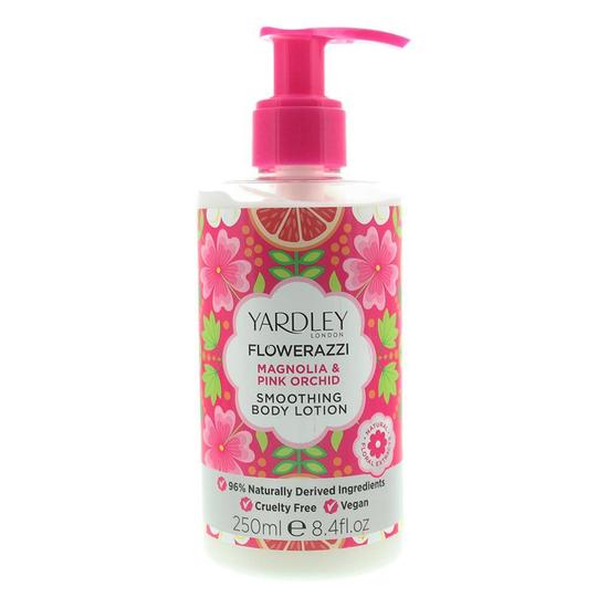 Yardley Flowerazzi Magnolia & Pink Orchid Smoothing Body Lotion 250ml