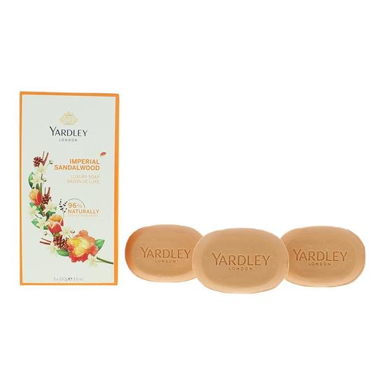 Yardley Imperial Sandalwood Soap Gift Set 100g