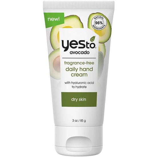 Yes To Avocado Fragrance Free Daily Hand Cream 85g
