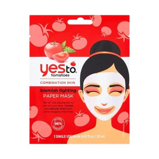 Yes To Tomatoes Combination Skin Blemish Fighting Paper Mask