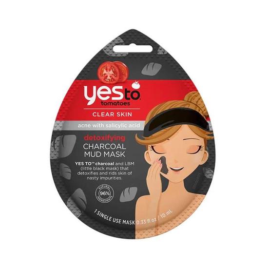 Yes To Tomatoes Detoxifying Charcoal Mud Mask 10ml