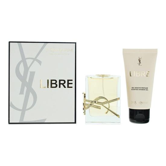 Yves Saint Laurent Libre Eau De Parfum 50ml + Shower Gel 50ml Gift Set For Her 50ml