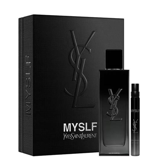 Yves Saint Laurent MYSLF Men's Aftershave Gift Set 100ml Eau De Parfum + 10ml Eau De Parfum