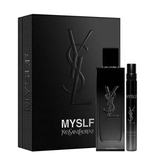 Yves Saint Laurent MYSLF Men's Aftershave Gift Set 60ml Eau De Parfum + 10ml Eau De Parfum