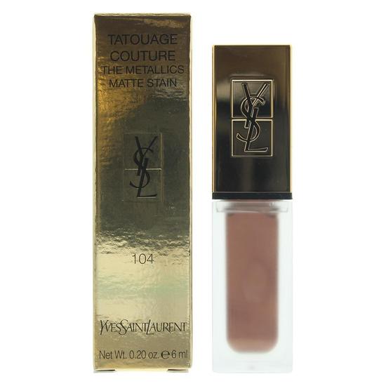 Yves Saint Laurent Tatouage Couture The Metallics Matte Stain Rose Gold Riot 104 6ml