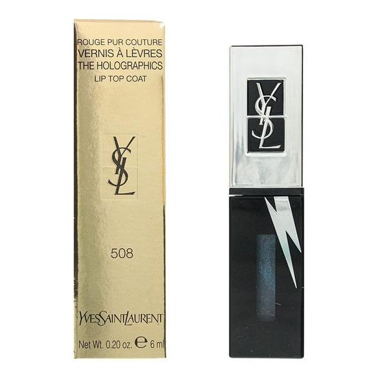 Yves Saint Laurent The Holographics #508 Black Liquid Lipstick Glossy Stain