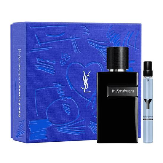 Yves Saint Laurent Y Le Parfum Men's Aftershave Gift Set 100ml Eau De Parfum + 10ml Eau De Parfum