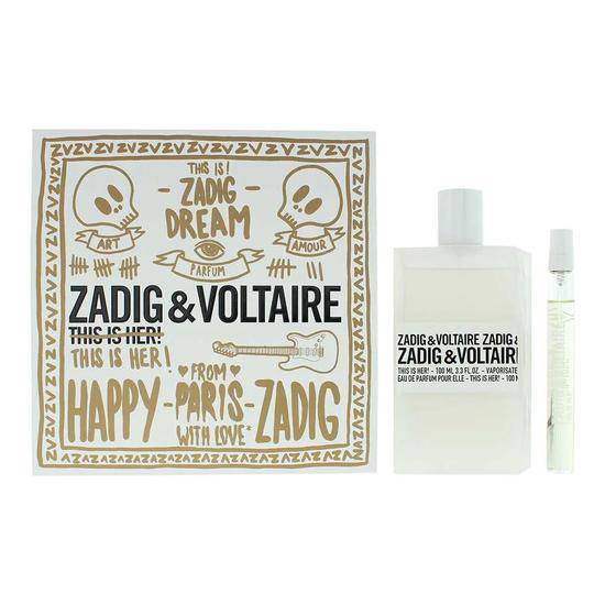 Zadig & Voltaire This Is Her! Gift Set: Eau De Parfum Eau De Par 2 Piece