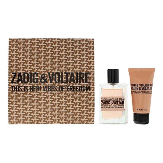 Zadig & Voltaire This Is Her! Vibes Of Freedom Gift Set: Eau De Parfum 5 2 Piece