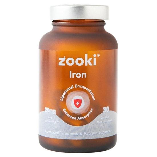 Zooki Liposomal Iron Capsules 30 Capsules