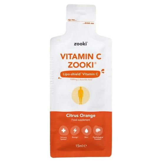 Zooki Liposomal Vitamin C Citrus Orange Sachets 5 Sachets