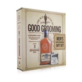 18.21 Man Made Book Of Good Grooming Gift Set Volume 3: Absolute Mahogany 2pcs