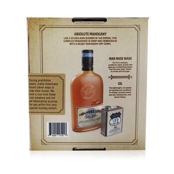 18.21 Man Made Book Of Good Grooming Gift Set Volume 3: Absolute Mahogany 2pcs