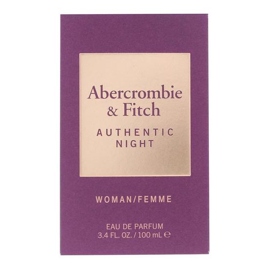 Abercrombie & Fitch Authentic Night Eau De Parfum 100ml