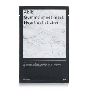 Abib Gummy Sheet Mask Heartleaf Sticker 27mlx10pcs