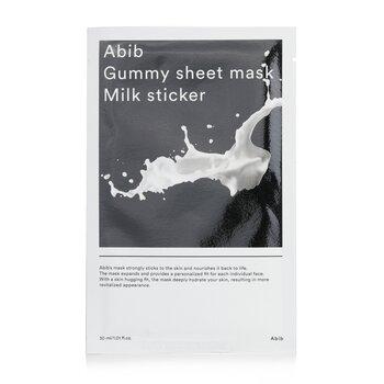 Abib Gummy Sheet Mask Milk Sticker 30mlx10pcs