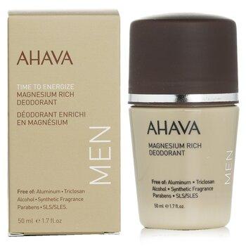 AHAVA Time To Energise Magnesium Rich Deodorant 50ml