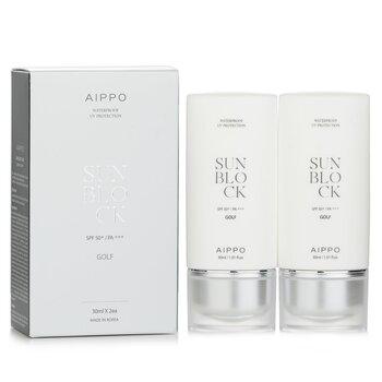 Aippo Sun Block Golf Outdoor Sunscreen SPF 50+ 2x30ml