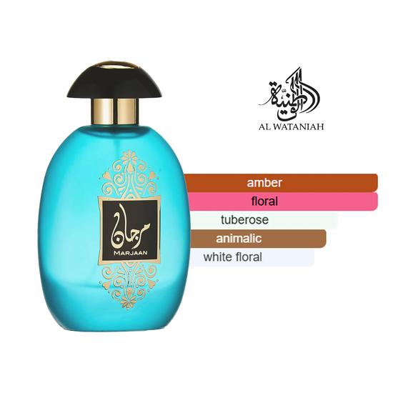 Al Wataniah Marjaan Eau De Parfum By Al Wataniah For Women 100ml