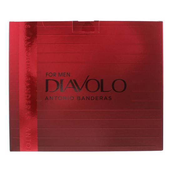 Antonio Banderas Diavolo Eau De Toilette + Aftershave Balm Gift Set 50ml + 75ml