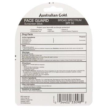 Australian Gold Face Guard Sunscreen Stick SPF 50 14g