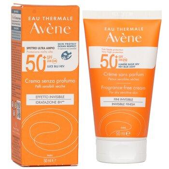 Avène Very High Protection Fragrance-Free Cream SPF 50+ For Dry Sensitive Skin 50ml