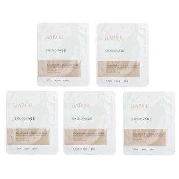 BABOR Skinovage Balancing Bio-Cellulose Mask For Combination Skin 5pcs