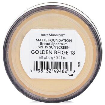 bareMinerals Matte Foundation Broad Spectrum SPF 15 Golden Beige 6g