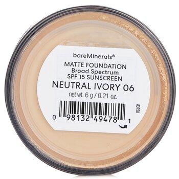 bareMinerals Matte Foundation Broad Spectrum SPF 15 Neutral Ivory 6g