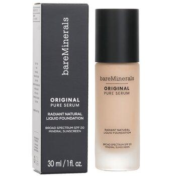 bareMinerals Original Pure Serum Radiant Natural Liquid Foundation Mineral SPF 20 Fair Cool 1.5