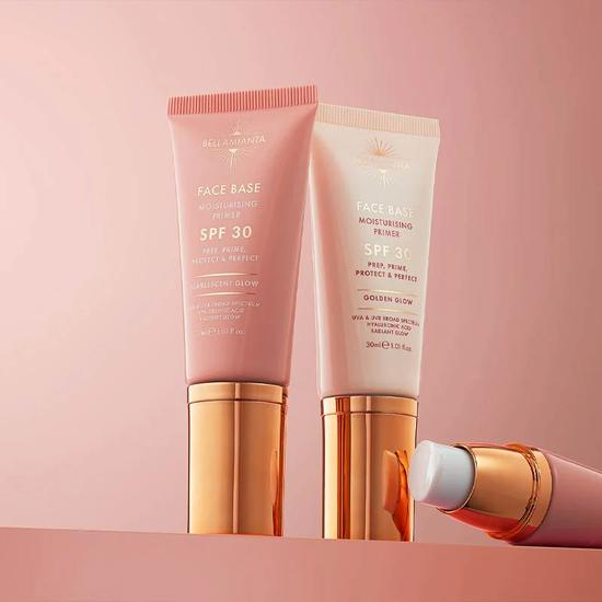 Bellamianta Face Base SPF Moisturising Primer Golden Glow