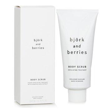 Björk & Berries Body Scrub Creamy Exfoliating Treatment 200ml